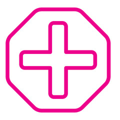 Obraz premium intersection gradient icon