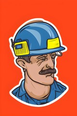 This illustration depicts electricist doing electrical work. The illustration has a vibrant, primary color scheme that projects professionalism and modernity.