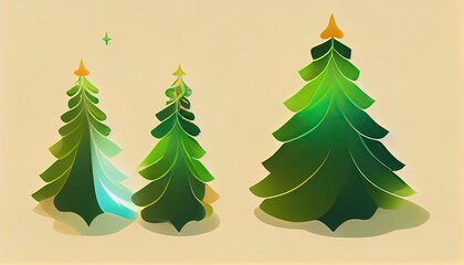 Obraz premium Christmas tree
