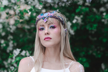 light elf in the apple trees