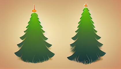 Obraz premium Christmas tree