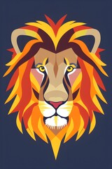 This premium high-quality lion illustration is a beautiful and elegant design for any product. This smooth and clean illustration is perfect for print on demand, T-shirt, backpacks, mugs and more.