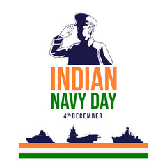 Banner design of Indian Navy Day