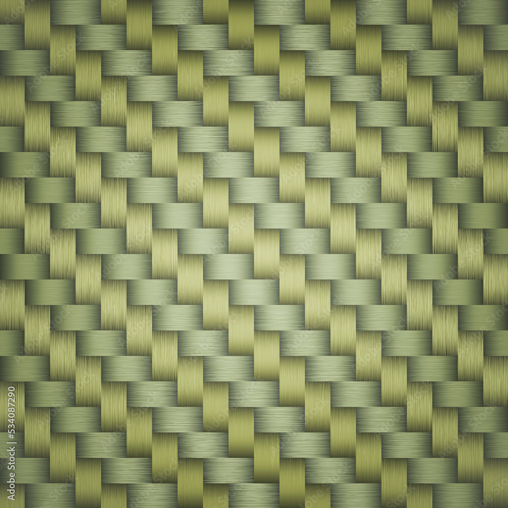 Poster woven pattern made of bamboo material. handcraft weaving pattern for use as background or wallpaper.