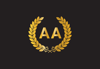 this is a wing letter a-z icon design 