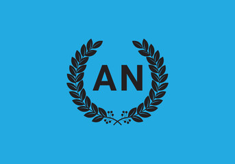 this is a wing letter a-z icon design 