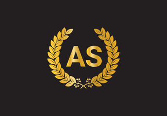 Fototapeta premium this is a wing letter ar icon design 