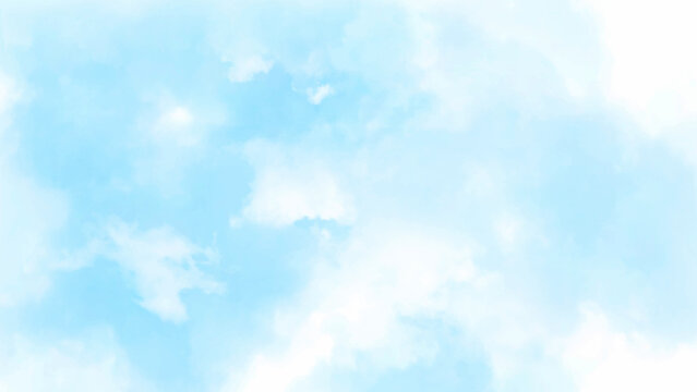 Beautiful blue and white sky background textures. Blue sky with cloud.picture background website or art work design.