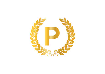 this wing letter p icon design for your business