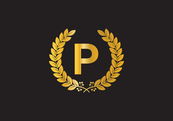 this wing letter p icon design for your business
