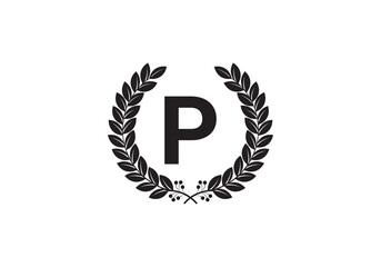 this wing letter p icon design for your business