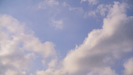 Beautiful sky with cloud in winter afternoons. Dramatic cloudy sky