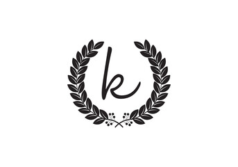 this wing letter K icon design for your business