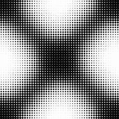 Seamless cross halftone dots background.