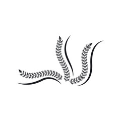 wheat plant icon vector design illustration