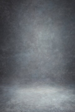 Vintage Gray Background Studio Portrait Backdrops Photo	