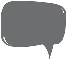 Colorful speech bubble PNG image