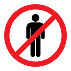 no man sign PNG image