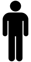 Simple man symbol PNG image