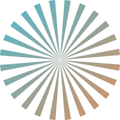 Rays colorful, beam, starburst circle