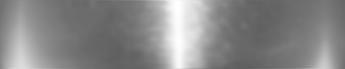 Fototapeta Metallic chrome brushed background. Abstract metal texture. Silver tinfoil surface. Wide 3d illustration	 obraz