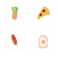 set of food