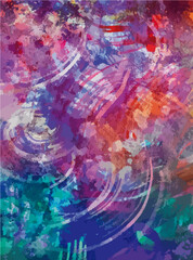 Obraz na płótnie Canvas abstract background with splashes