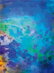abstract watercolor hand painted background