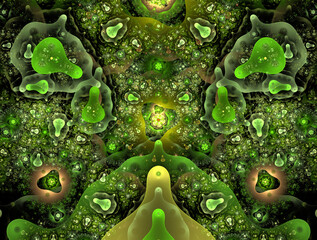 Fototapeta Imaginatory fractal abstract background Image obraz