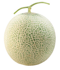 Orange melons isolated on white background, Melon or cantaloupe isolated on white background Png...