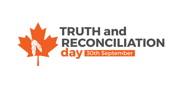 National Day Of Truth And Reconciliation. 30 September. Vector Illustration.