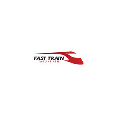 Fast train logo icon vector isolated