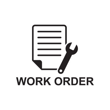 work order icon , business icon