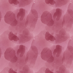 Abstract pink watercolor seamless pattern. Bright watercolor background for wrapping paper, pajamas, textile, etc
