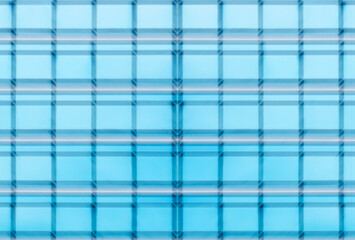 Seamless blue plaid fabric pattern background