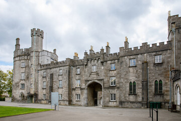 Kilkenny Castle, Ireland. Caislean Chill Chainnig. A castle in Kilkenny, Ireland built in 1195 to...