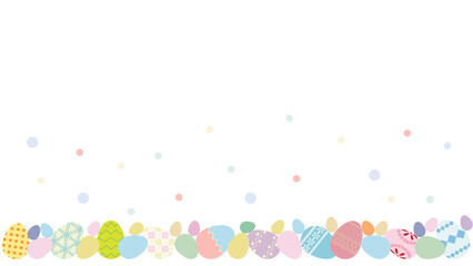 Banner background illustration for 16:9 size easter.
