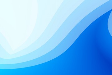 Ombre blue curve on a light blue background illustration