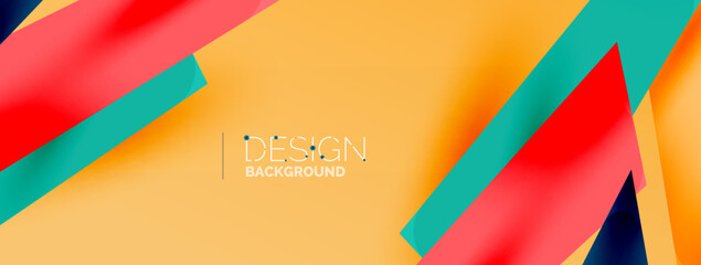 Background abstract overlapping shapes. Minimal composition vector illustration for wallpaper banner background or landing page