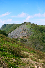 Fototapeta na wymiar 三重県　藤原岳の登山道からの眺め