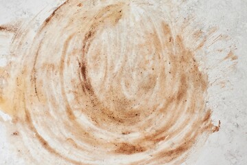 Closeup of honey cookie crumbs abstract background