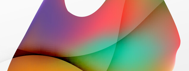 Fluid color abstract background. Liquid gradients, wave pattern. Trendy techno business template for wallpaper, banner, background or landing