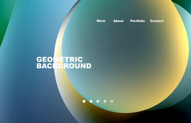 Abstract liquid background for your landing page design. Web page for website or mobile app wallpaper