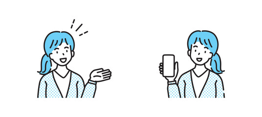 人物　イラスト　アイコン