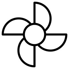 Obraz premium fan icon