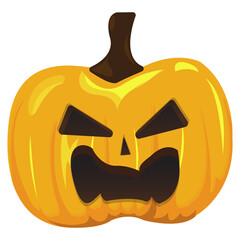 Pumpkin symbol of the Happy Halloween holiday.