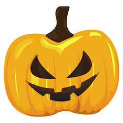 Pumpkin symbol of the Happy Halloween holiday.