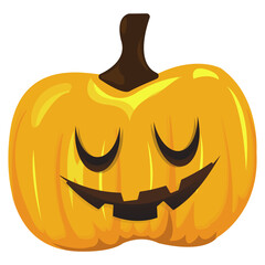 Pumpkin symbol of the Happy Halloween holiday.