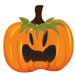 Pumpkin symbol of the Happy Halloween holiday.