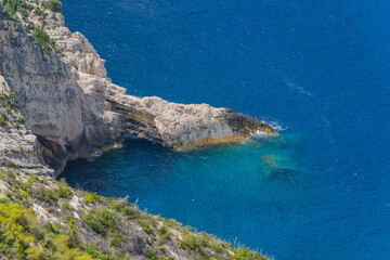 Zakynthos (or Zante) is a Greek island.
